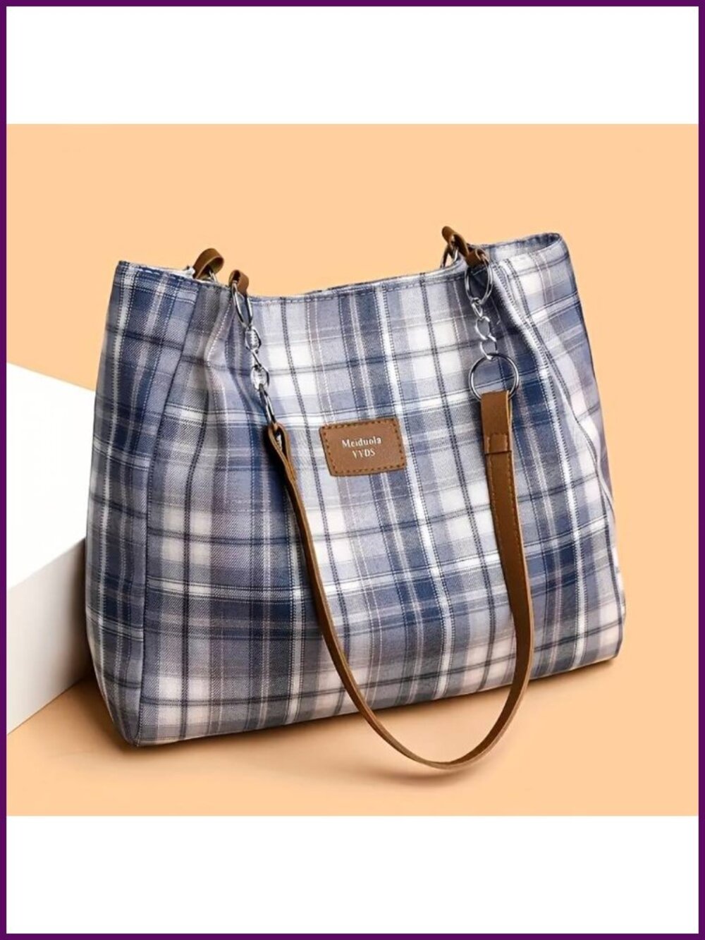 Tote Bag Shoulder Bag Simple Commuter School Bag